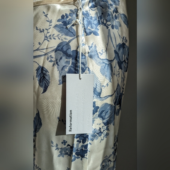 Reformation Poppies Cutout Silk Maxi - Picture 9 of 11